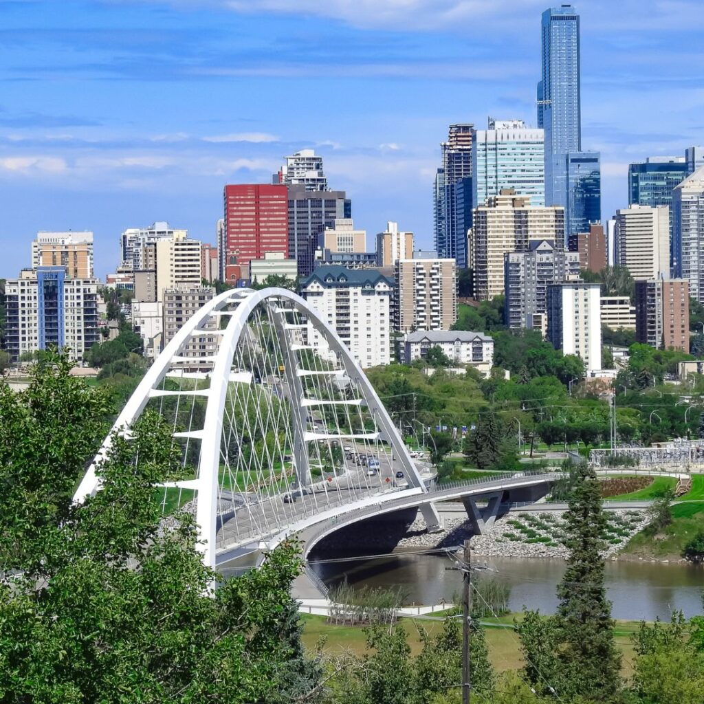 Photo of Edmonton skyline