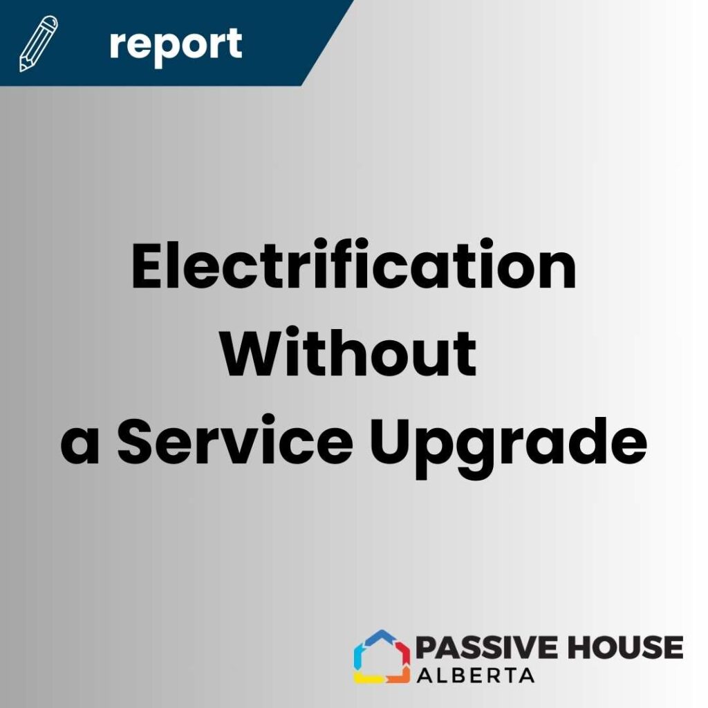 Electrification Without a Service Upgrade Report