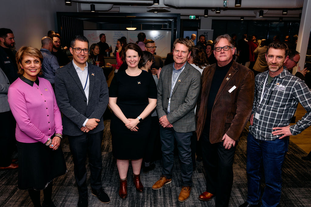 From Left to Right: Mayor Jyoti Gondek, Councillor Evan Spencer, Andrea Linsky, Neil Hawkins, Bill Black, Steve Norris.