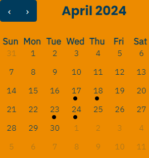 April 2024 ENBIX Events Calendar